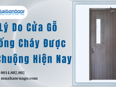 Lý Do Cửa Gỗ Chống Cháy Được Ưa Chuộng Hiện Nay