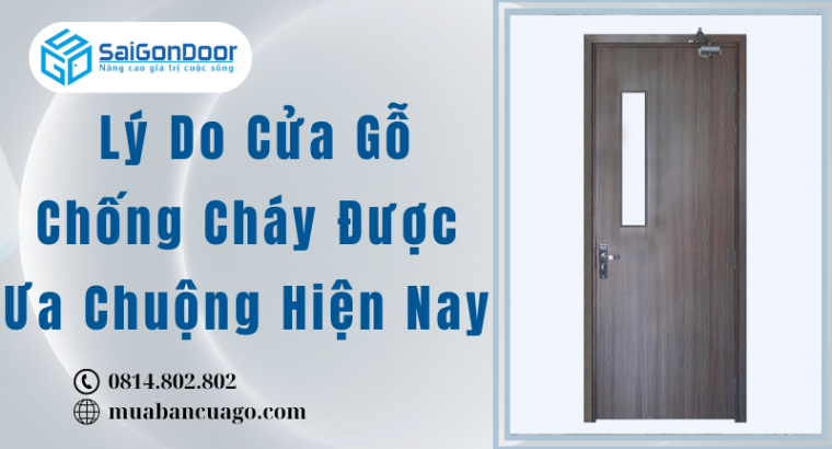 Lý Do Cửa Gỗ Chống Cháy Được Ưa Chuộng Hiện Nay